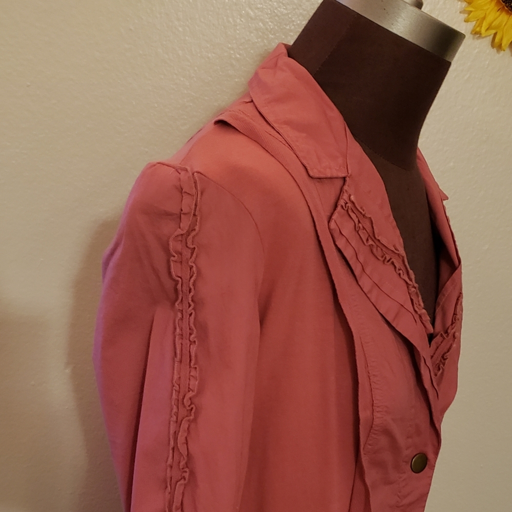 Pink button down blazer - Picture 2 of 6